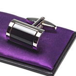 Manschettenknöpfe Terni schwarz - Thumbnail 3