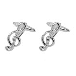 Notenschlüssel Manschettenknöpfe - Thumbnail 1