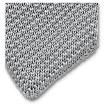 Gestrickte Krawatte Grau - Thumbnail 2