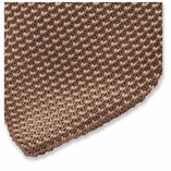 Gestrickte Krawatte Beige - Thumbnail 2