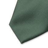 Clipkrawatte Dunkelgrün - Rippenstruktur - Thumbnail 2