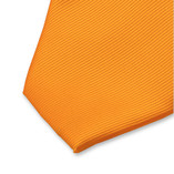 Clipkrawatte Orange - Rippenstruktur - Thumbnail 2