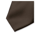Clipkrawatte Dunkelbraun - Thumbnail 2