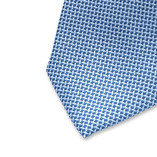 Blaue Krawatte mit Muster - Thumbnail 2