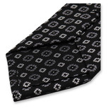 Schwarz-graues Luxus-Krawattenmotiv - Thumbnail 3