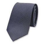 Luxuskrawatte block Blau-Grau - Thumbnail 1