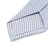 Hellblaue Jacquard-Krawatte - Thumbnail 3