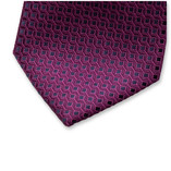 Krawatte mit modernem Muster - Lila - Thumbnail 2