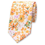 Orange Blumenkrawatte - Aquarell - Thumbnail 1