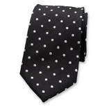 Schwarze Krawatte Polkadot - Thumbnail 1