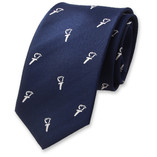 Dunkelblaue Krawatte - Freiheit - Thumbnail 1