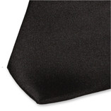 Schwarze Damenkrawatte - Satin - Thumbnail 2