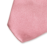 Rosa Satin Krawatte - Thumbnail 2