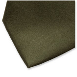 Dunkelgrüne Satinkrawatte - Thumbnail 1