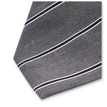 Luxuriöse dunkelgraue Krawatte - Streifen - Thumbnail 2
