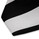 Streifenkrawatte schwarz/grau - Thumbnail 2