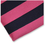 Streifenkrawatte rosa/dunkelblau - Thumbnail 2
