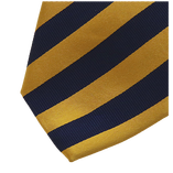 Streifenkrawatte gelb/dunkelblau - Thumbnail 2