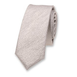 Kinderkrawatte Silber Glitzer - Thumbnail 1