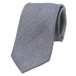 Dunkelblaue Krawatte Two-tone - Thumbnail 1