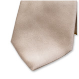 Champagner-Krawatte – italienische Satinseide - Thumbnail 2