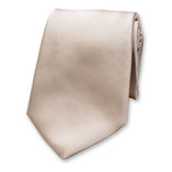 Champagner-Krawatte – italienische Satinseide - Thumbnail 1