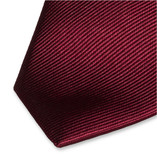 Schmale Krawatte Dunkelrot - Thumbnail 2