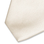 Schmale Krawatte Creme - Thumbnail 2