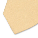 Gelbe Krawatte aus Leinen  - Thumbnail 2