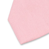 Rosa Krawatte aus Leinen - Thumbnail 2
