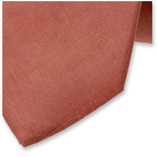 Terrakotta Krawatte aus Leinen - Thumbnail 2