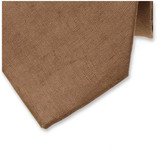 Mokka Krawatte aus Leinen - Thumbnail 2