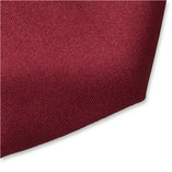 Satinkrawatte bordeaux Polyester - Thumbnail 2
