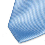 Polyester-Krawatte hellblau - Thumbnail 2