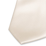 Polyester-Krawatte cremeweiß - Thumbnail 2