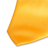 Polyester-Krawatte gelb - Thumbnail 2