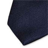 Schmale Krawatte Dunkelblau - Thumbnail 2