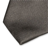 Schmale Krawatte Anthrazit - Thumbnail 2