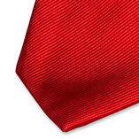 Schmale Krawatte Tomatenrot - Thumbnail 2