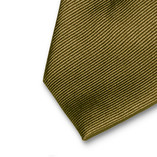 Schmale Krawatte Olivgrün - Thumbnail 2