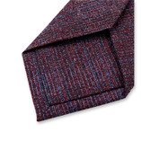 Schmale Krawatte Rot-Blau Gemischt - Thumbnail 3