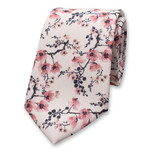 Krawatte Japanische Blüte - Altrosa - Thumbnail 1