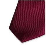 Super schmale Krawatte Weinrot - Thumbnail 2