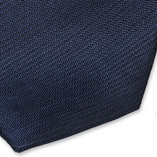 Dunkelblaue Krawatte aus Leinen  - Thumbnail 2