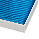 Grellblaues Einstecktuch - Thumbnail 2