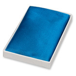 Grellblaues Einstecktuch - Thumbnail 1