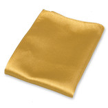 Goldenes Satin Einstecktuch - Thumbnail 1