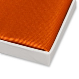 Dunkeloranges Einstecktuch - Thumbnail 2