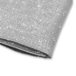 Silber Glitter Einstecktuch - Thumbnail 2