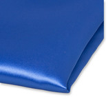 Blaues Einstecktuch Polyester Satin - Thumbnail 2